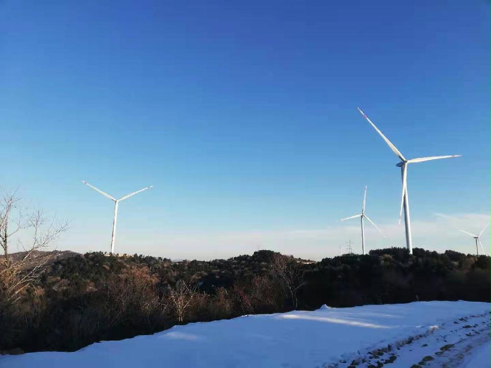 山西盂县西烟镇风电项目全容量并网发电