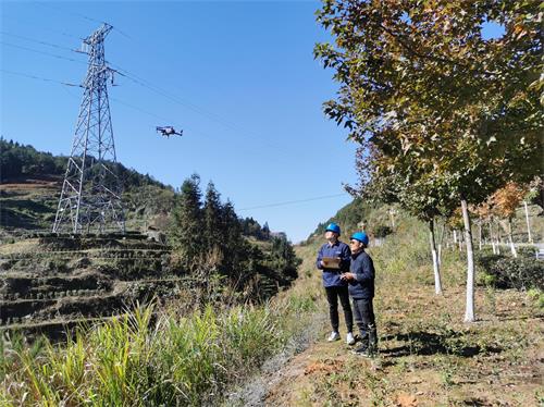 国网寿宁县供电公司无人机巡检线路助力迎峰度冬