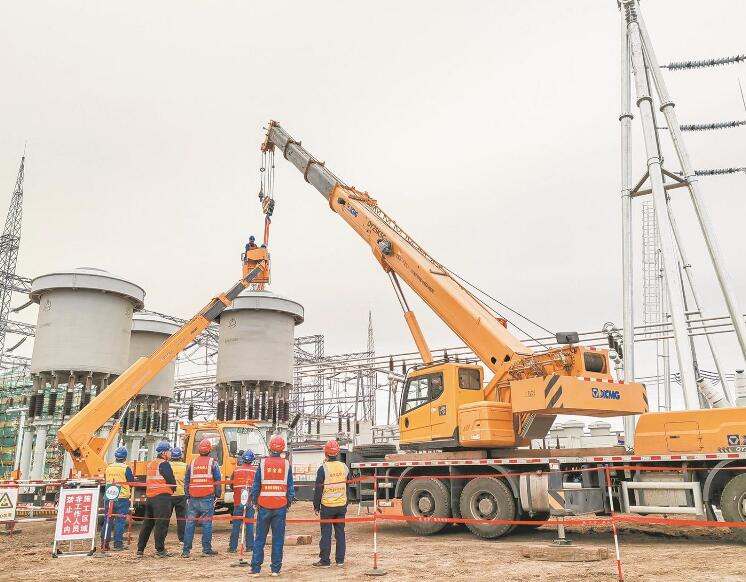 黑龙江500千伏松北变电站主变压器扩建工程有序推进