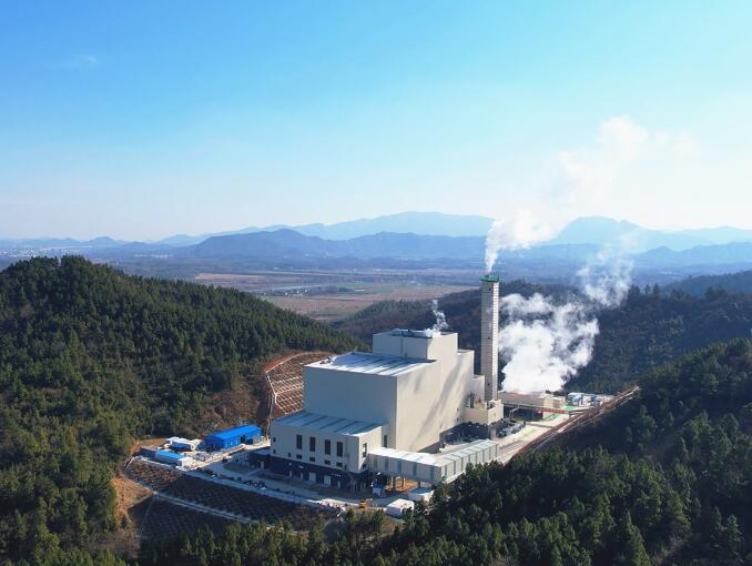 安徽电建二公司总承包建设的池州生活垃圾焚烧发电二期项目投产