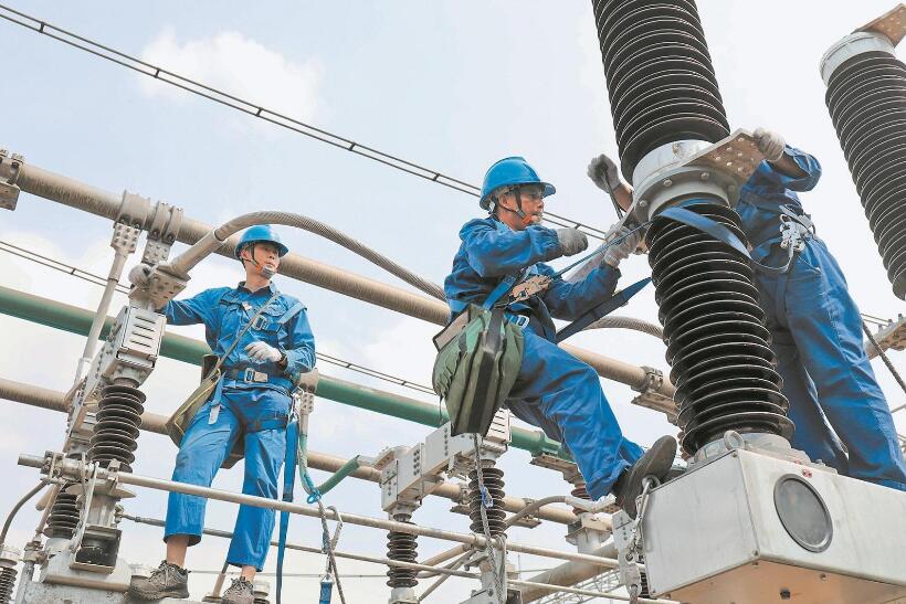 四川500千伏叙府变电站春检